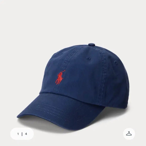 [BUNJANG] Polo Ralph Lauren Navy Cotton Chino Cap / 새상품 정품 폴로 랄프로렌 네이비 코튼 치노 볼캡 남여공용 모자