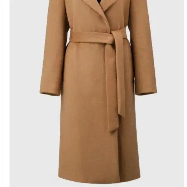 [BUNJANG] Chatelaine Luxe Cashmere Wool Belgian Robe Long Coat Camel / 샤트렌 by 럭스 캐시미어 울 벨지안 로브 롱코트 카멜 (S)
