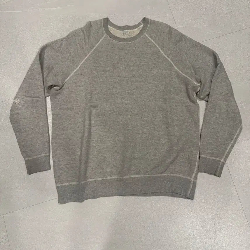 [BUNJANG] Apresse Vintage Sweatshirt Grey / 아프레쎄 빈티지스웻 1