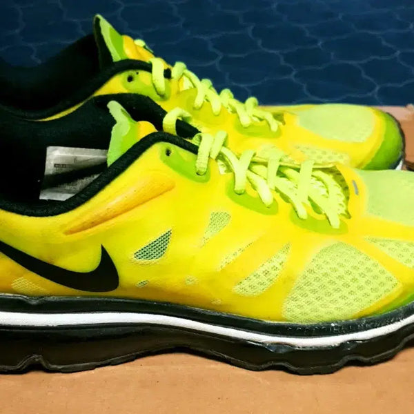 [BUNJANG] Nike Air Max 2012 Volt Mesh Hyperfuse Running Shoes / 나이키 에어맥스 2012 볼트 매쉬 하이퍼퓨즈 런닝화 형광(275)