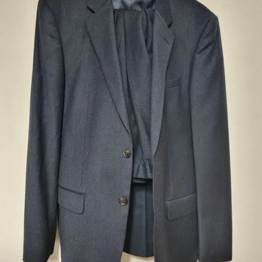 [BUNJANG] Navy Suit Set (Jacket 105 / Pants 90) / 정장 세트 네이비 105/90