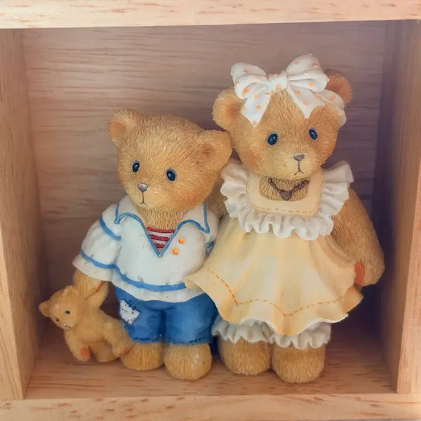 [BUNJANG] Cherished Siblings Figurine / 체리쉬드 아기남매 피겨린
