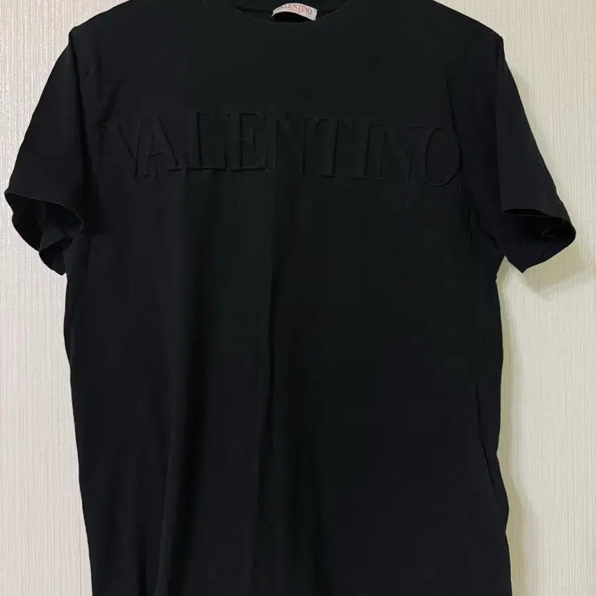 [BUNJANG] Valentino Black Logo Short Sleeve T-Shirt / 정품) 발렌티노 반팔티 M