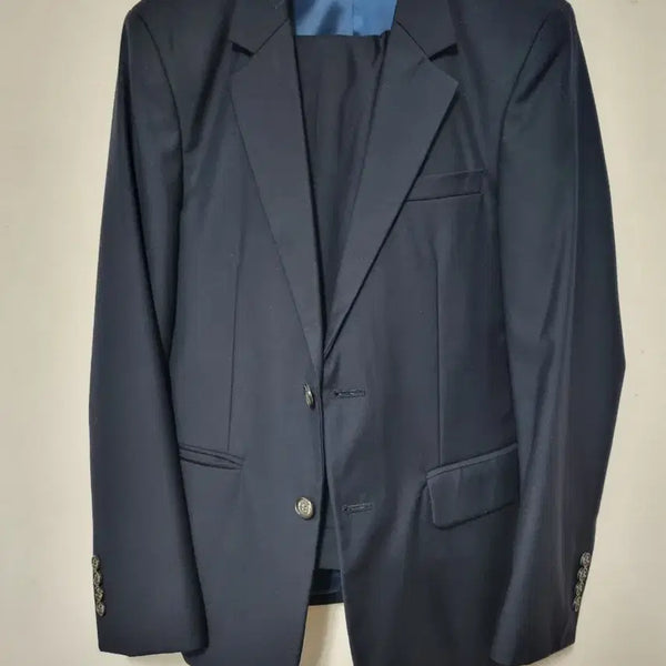 [BUNJANG] Navy Suit Set (Size 95, Waist 30) / 남색 정장 세트95/30