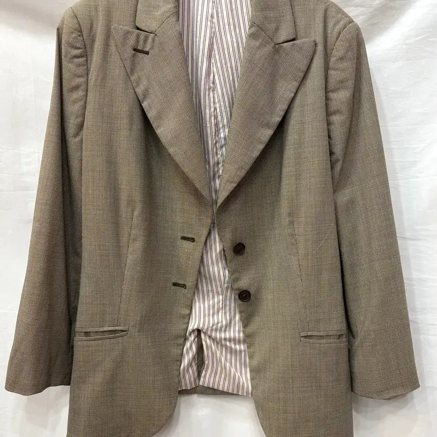 [BUNJANG] Bottega Veneta Check Wool Jacket / 정품) 보테가베네타 체크 자켓 40/55사이즈