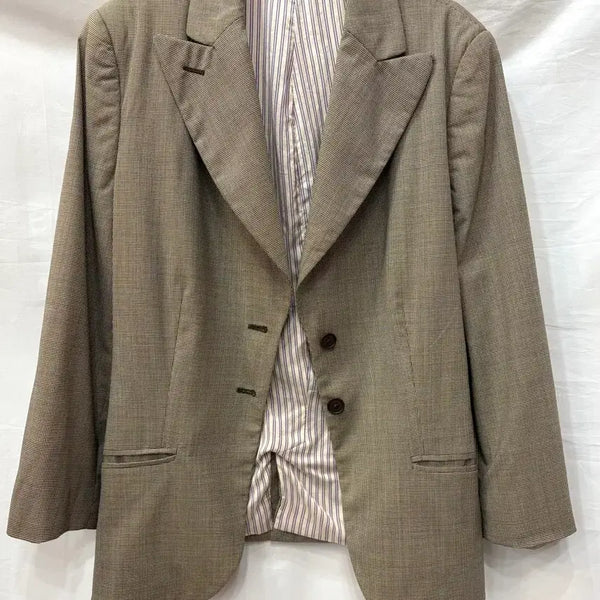 [BUNJANG] Bottega Veneta Check Wool Jacket / 정품) 보테가베네타 체크 자켓 40/55사이즈