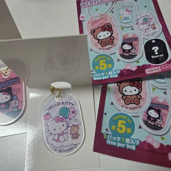 [BUNJANG] Hello Kitty Acrylic Secret Random Keyring / 새상품:)헬로키티 아크릴 시크릿 랜덤 키링