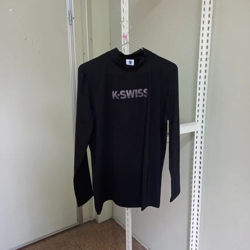[BUNJANG] K-SWISS Functional Long Sleeve T-shirt Black Size 95 / 케이스위스 기능성 긴팔티 95 (0787)
