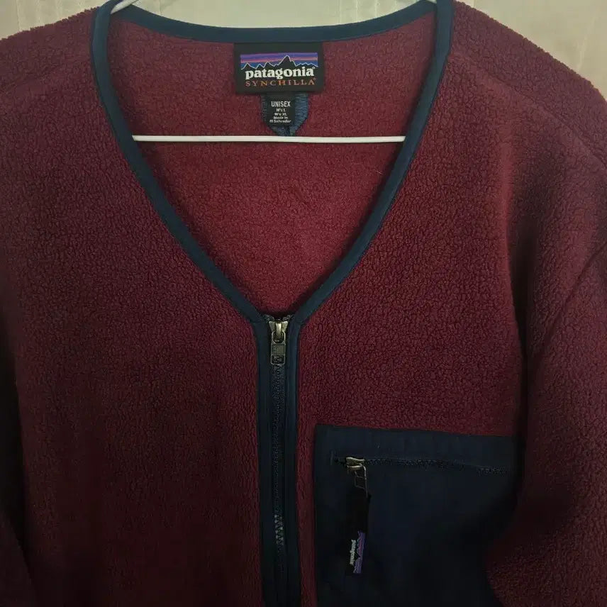 [BUNJANG] Patagonia Synchilla Full-Zip Fleece Jacket Burgundy / 파타고니아 신칠라 집업 플리스 자켓 버건디