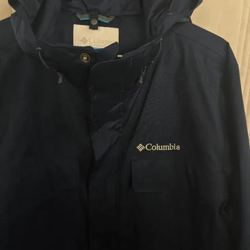 [BUNJANG] Columbia Men's Navy Hooded Hiking Jacket / 컬럼비아 자켓