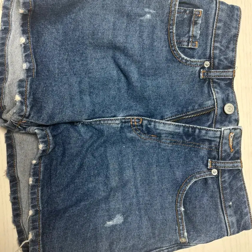 [BUNJANG] TOPTEN Blue Denim Shorts / 청반바지