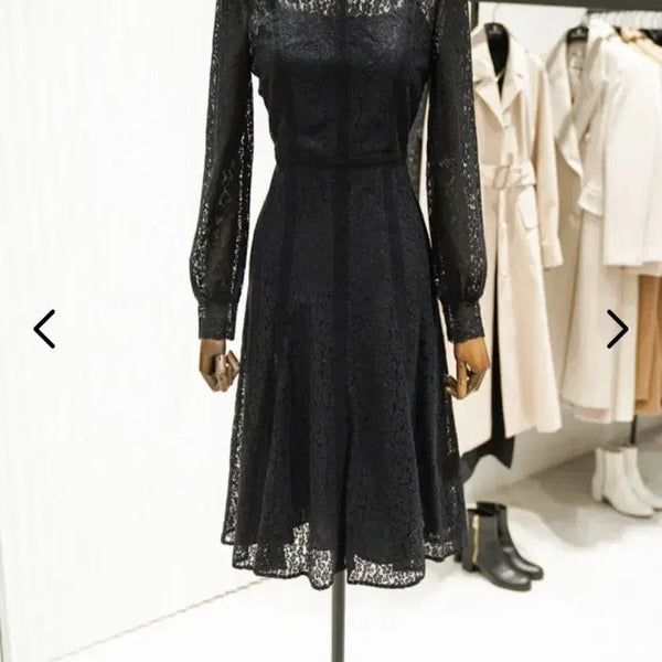 [BUNJANG] Moje Es'pin Black Lace Dress / 택있는 새상품) 모조에스핀 원피스 55