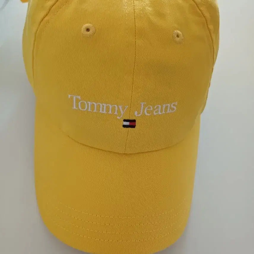 [BUNJANG] Tommy Jeans Yellow Cap Hat / 타미진스 볼캡 옐로우 모자