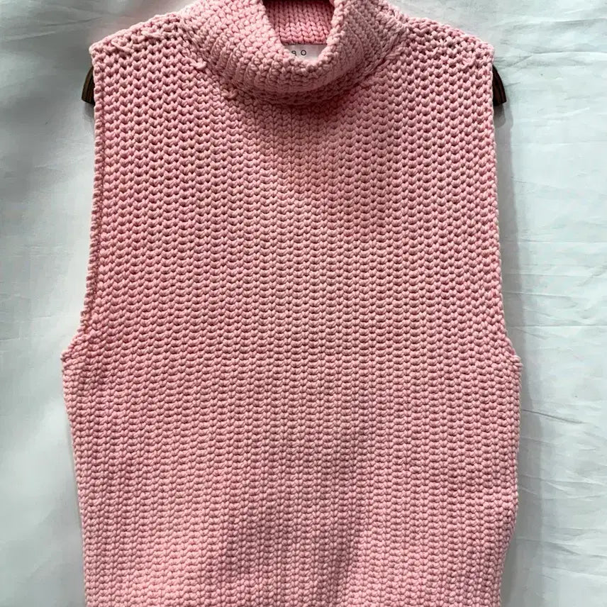 [BUNJANG] IRO Wooliva Knit Vest Pink M (55) / 정품) 이로 IRO 울리바 니트 조끼 M/55사이즈