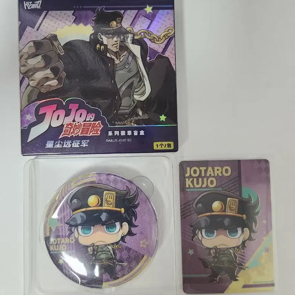 [BUNJANG] JoJo's Bizarre Adventure Part 3 Jotaro Kujo Can Badge / 죠죠월드 죠죠3부 죠타로 캔뱃지 판매.