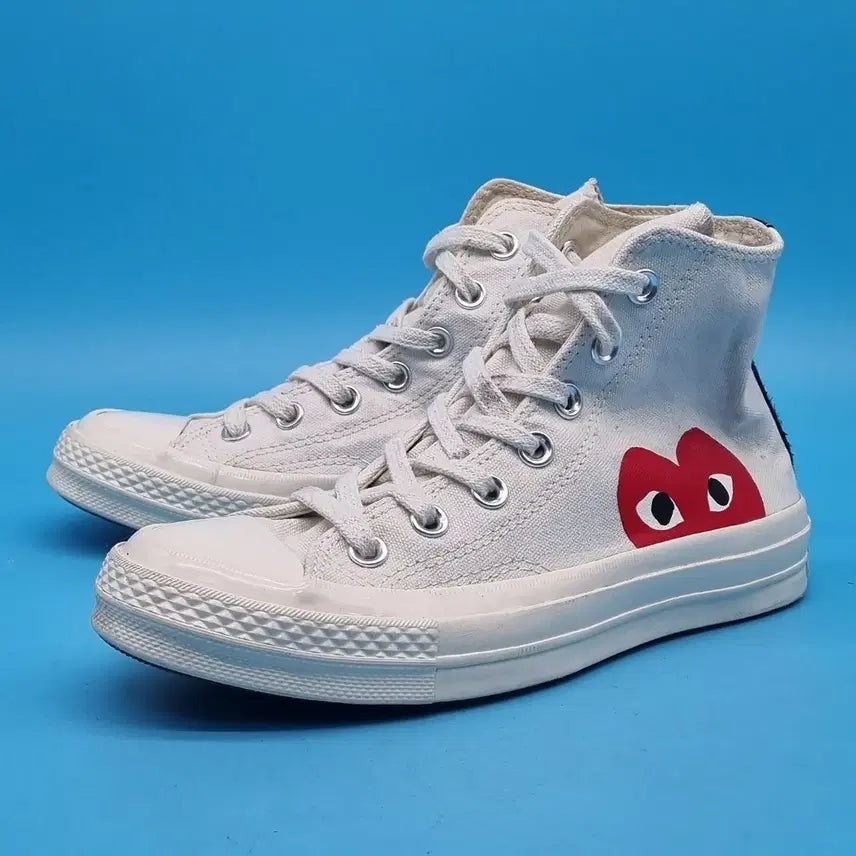 [BUNJANG] Converse x Comme des Garçons High-Top Sneakers (230mm) / zz 컨버스 꼼데가르송 하이탑230