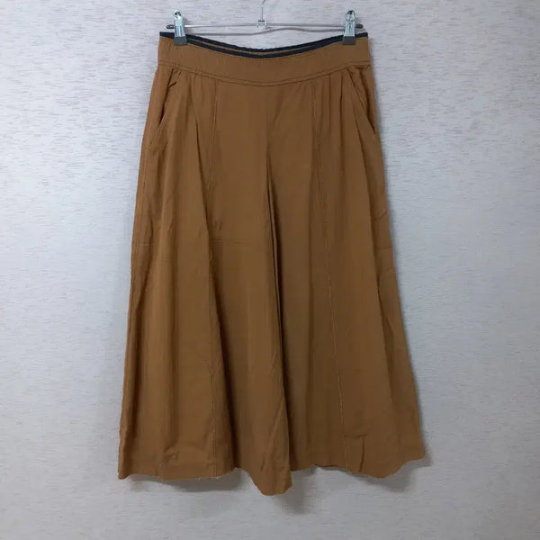 [BUNJANG] System Brown Wide Pants / B8-14/시스템 브라운 와이드팬츠 여성