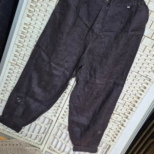 [BUNJANG] Natural Dyed Women's Pants (Size 66-77) / 자연염색여성바지66~77