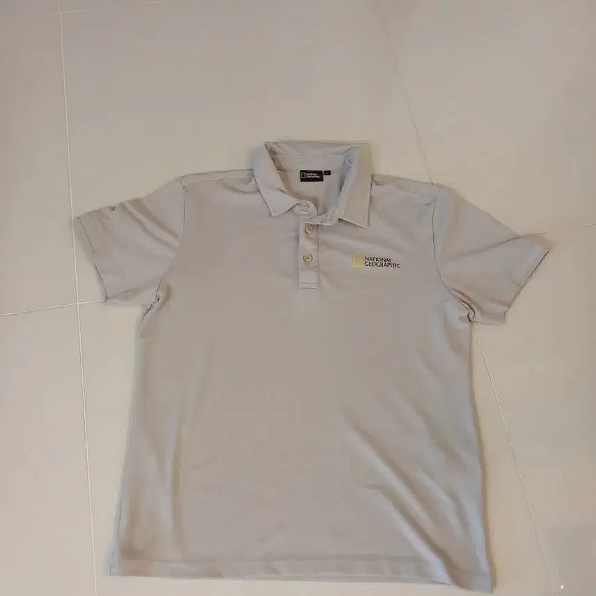[BUNJANG] National Geographic Men's Collar T-Shirt / 내셔널지오그래픽 반팔 카라티 남성