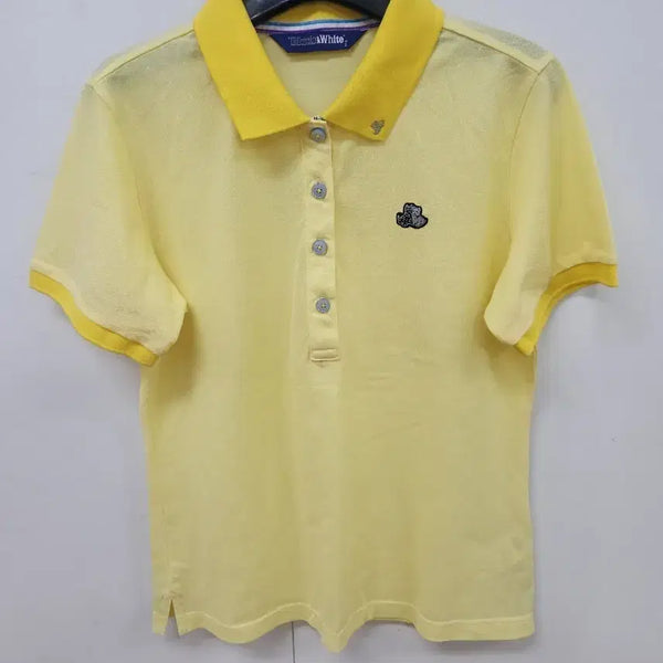 [BUNJANG] Black & White Women's Short Sleeve Polo Shirt (L) / (정품) 블랙엔화이트 여성 반팔카라티 90(L)