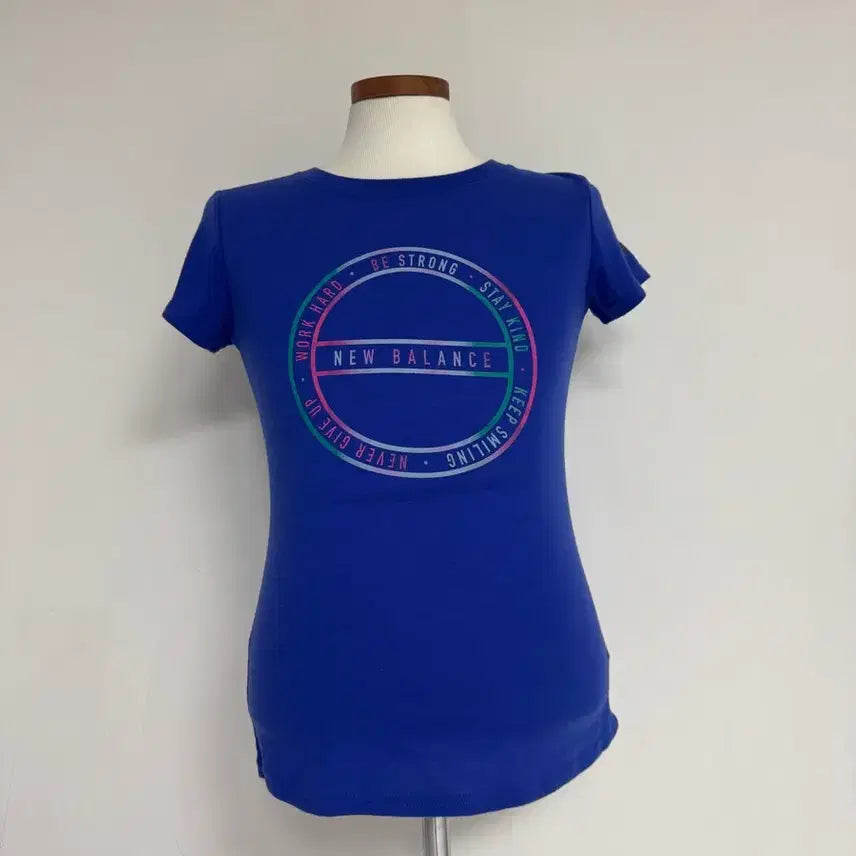 [BUNJANG] New Balance Blue Short Sleeve T-Shirt / 뉴발란스 반팔 티셔츠 블루