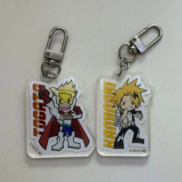 [BUNJANG] My Hero Academia Acrylic Keychain Bundle (Mirko, Kaminari) / 나히아 아크릴 키링 (르밀리옹, 카미나리) 일괄판매