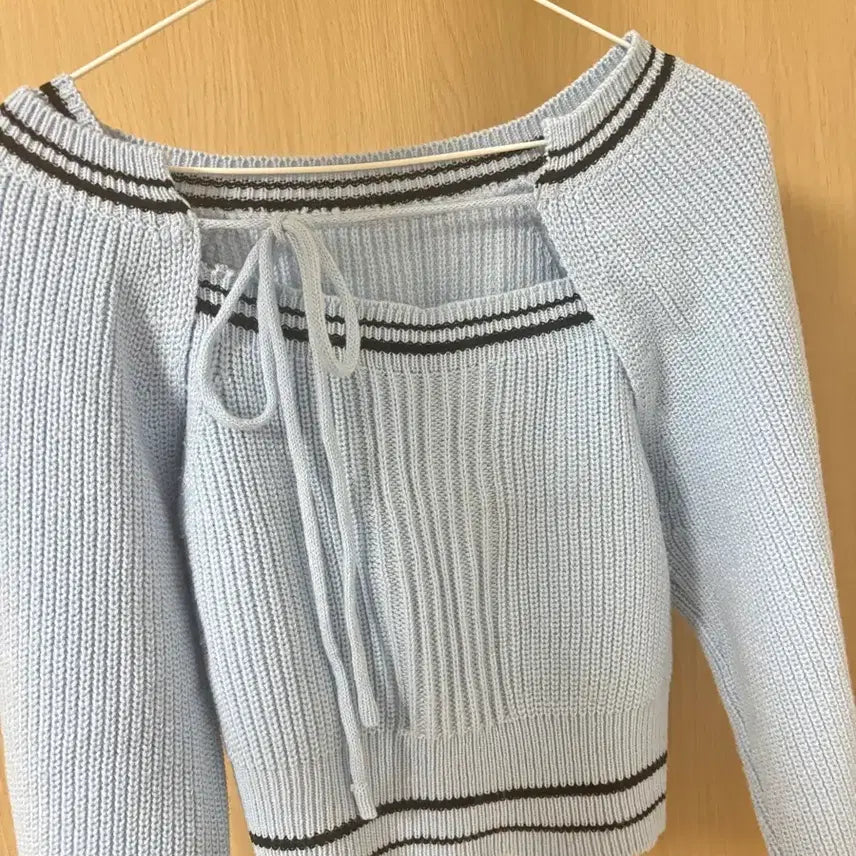 [BUNJANG] Bolero Knit Cardigan and Sleeveless Set / 볼레로 니트 가디건 나시 세트