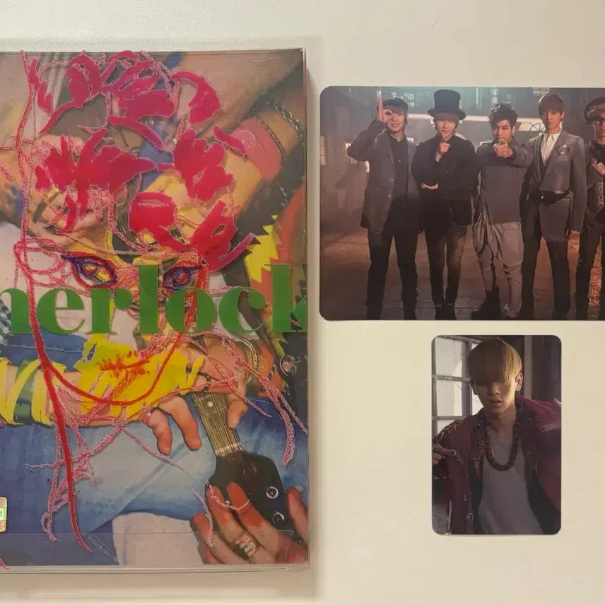 [BUNJANG] SHINee Sherlock Album (Group Photocard + Key Photocard) / 샤이니 셜록 앨범 (단체+키 포카)