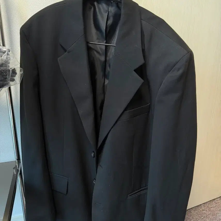 [BUNJANG] 8 Seconds Men's Black Oversized Blazer / 에잇세컨즈 남성 블레이저 M 블랙 실착3회