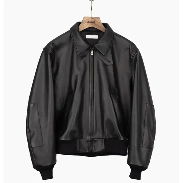 [BUNJANG] AIEUL DW Leather Jacket 48 / 아이엘 aieul DW 가죽자켓 48