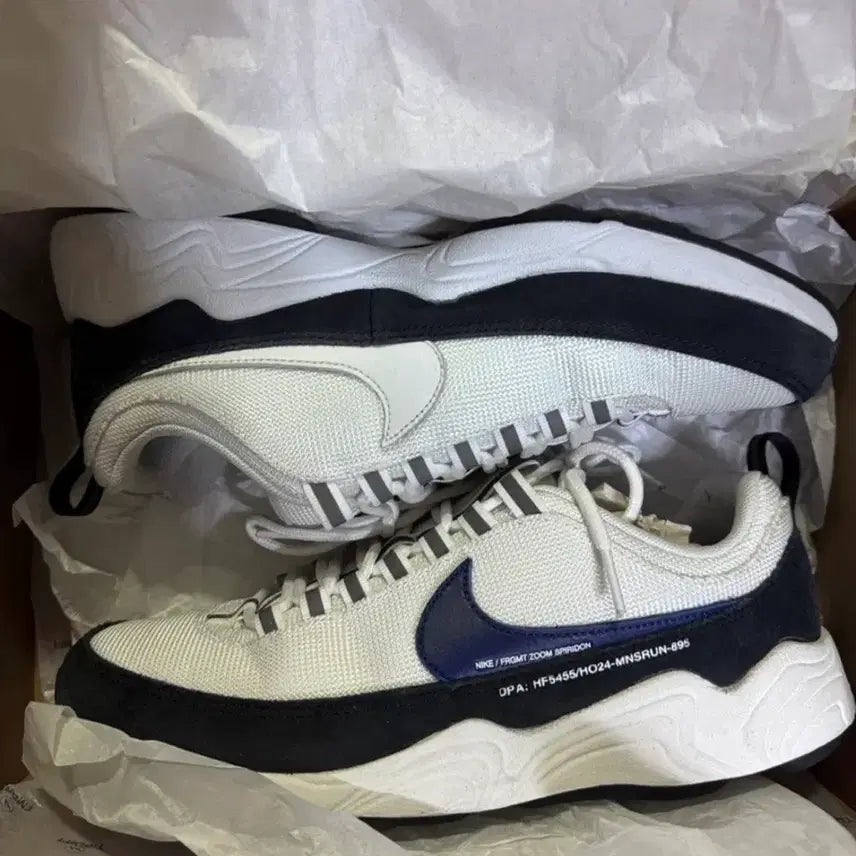 [BUNJANG] Nike Fragment Air Zoom Spiridon Blue Void US 8 / 나이키 프라그먼트 에어줌 스피리돈 블루 보이드 260 US8