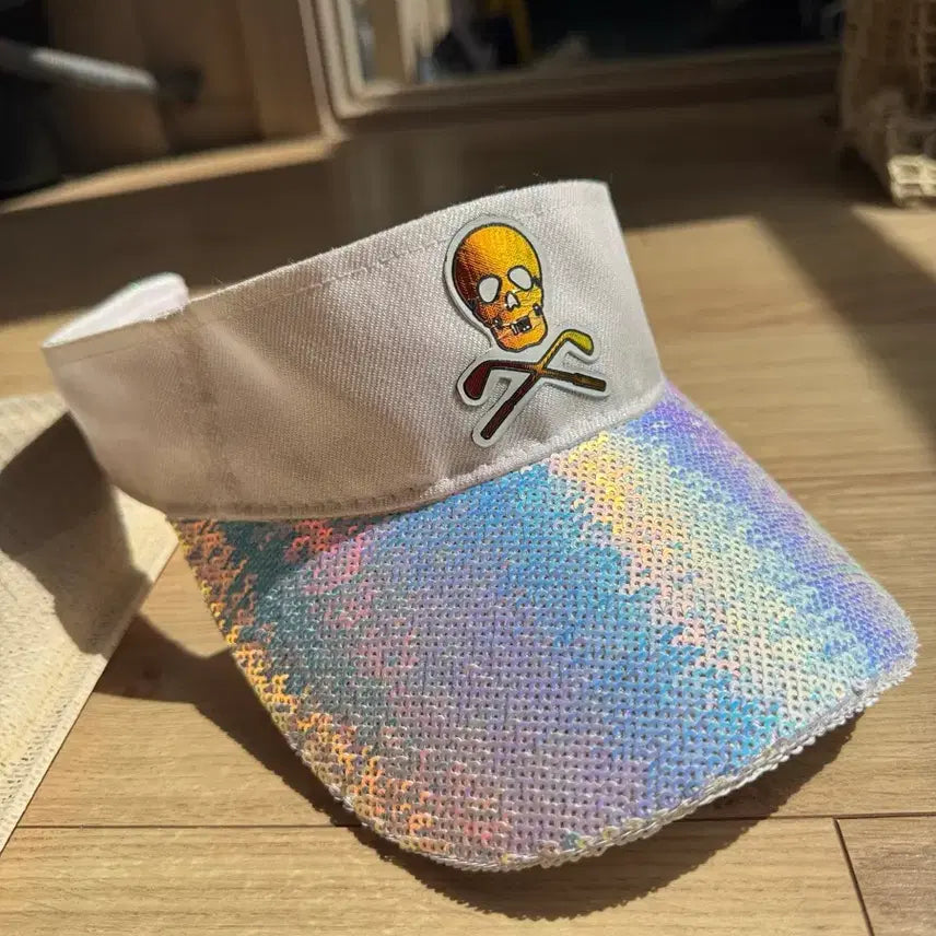 [BUNJANG] Mark &ロナ Rainbow Glitter Golf Cap / 마크앤로나 레인보우 글리터 골프모자