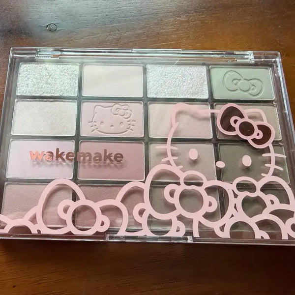 [BUNJANG] WAKEMAKE Lazy Pink Blurring Eyeshadow Palette Kitty Edition / (새상품)웨이크메이크 아이팔레트 레이지핑크 블러링 키티