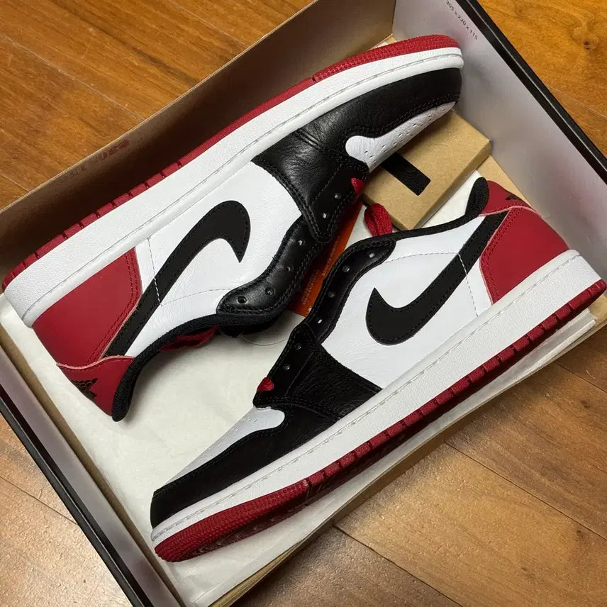 [BUNJANG] Air Jordan 1 Low OG Black Toe Sneakers (265mm) / 조던1 로우 og 블랙토 265 판매합니다