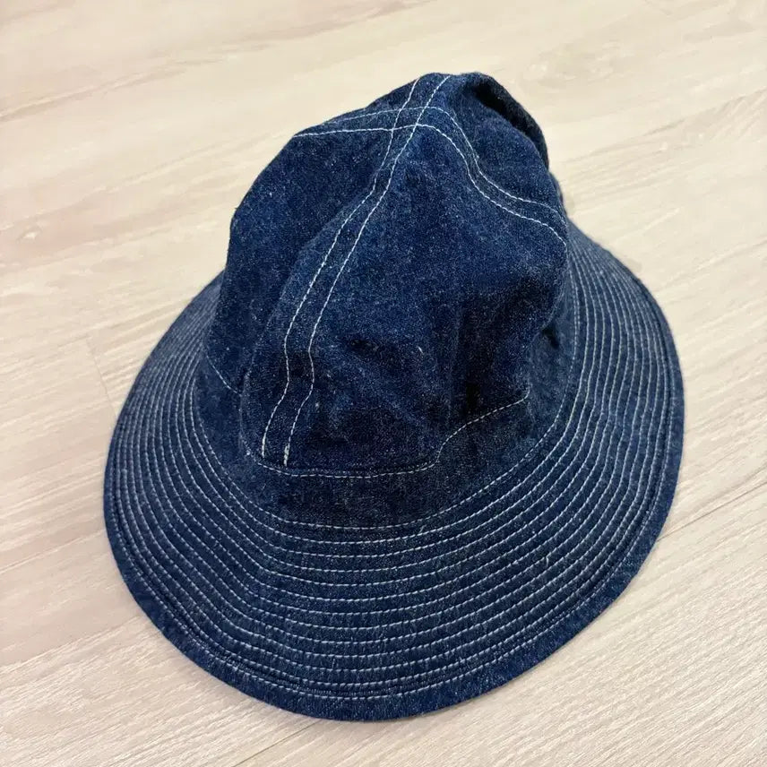 [BUNJANG] Orslow US Navy Denim Bucket Hat (Size 0) / [0] 오어슬로우 / us navy hat 데님 원워시