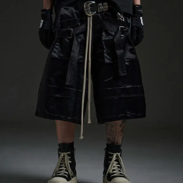 [BUNJANG] WAP Works Safety Bermuda Cargo Pants Black / wap works 세이프티 버뮤다 카고팬츠 블랙