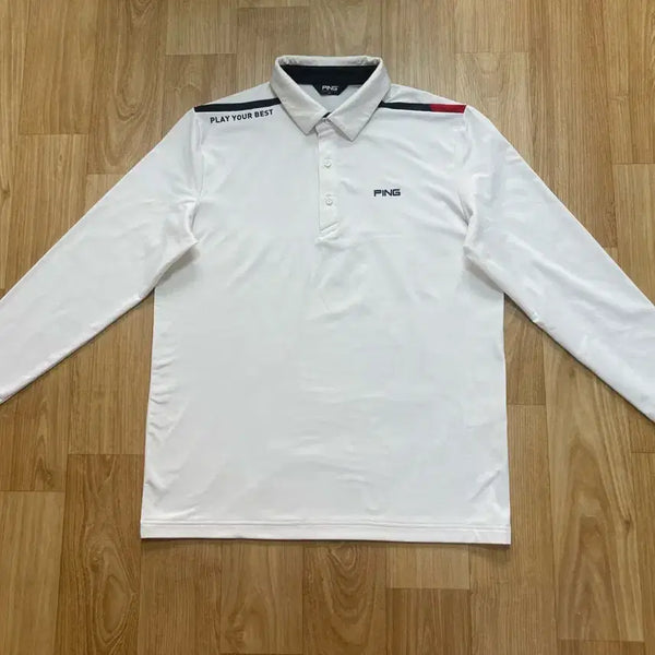 [BUNJANG] Men's Long-Sleeve Collar Golf Shirt - Size 100 / 택포 ) 남성100 핑 골프웨어 긴팔카라티 팝니다