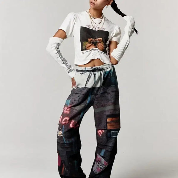[BUNJANG] As If Calie String Adjustable Hem Pants / As If Calie 에즈이프캘리 팬츠