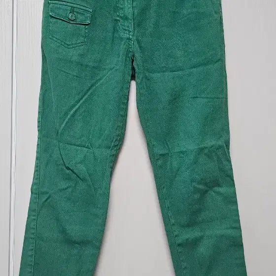 [BUNJANG] Hazzys Women's Green Cotton Pants / 헤지스 여성 면바지 그린