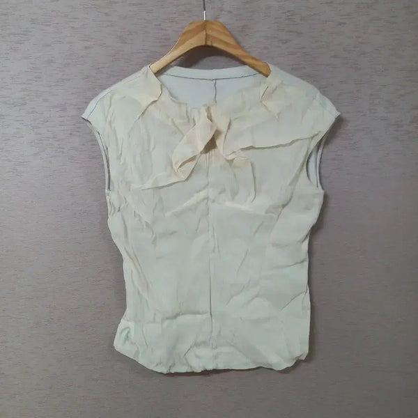 [BUNJANG] Dandy Hara Silk Color-Block Shirt Women / B8-14/타임 실크배색 셔츠 여성