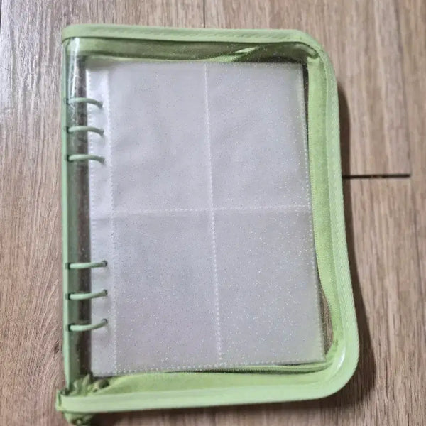 [BUNJANG] Clear Glitter Photocard Binder / 투명 글리터 포토카드 바인더