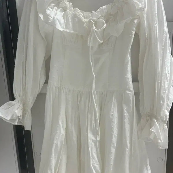 [BUNJANG] Sinsden Ivory Dress / 새상품 신스덴 아이보리 원피스