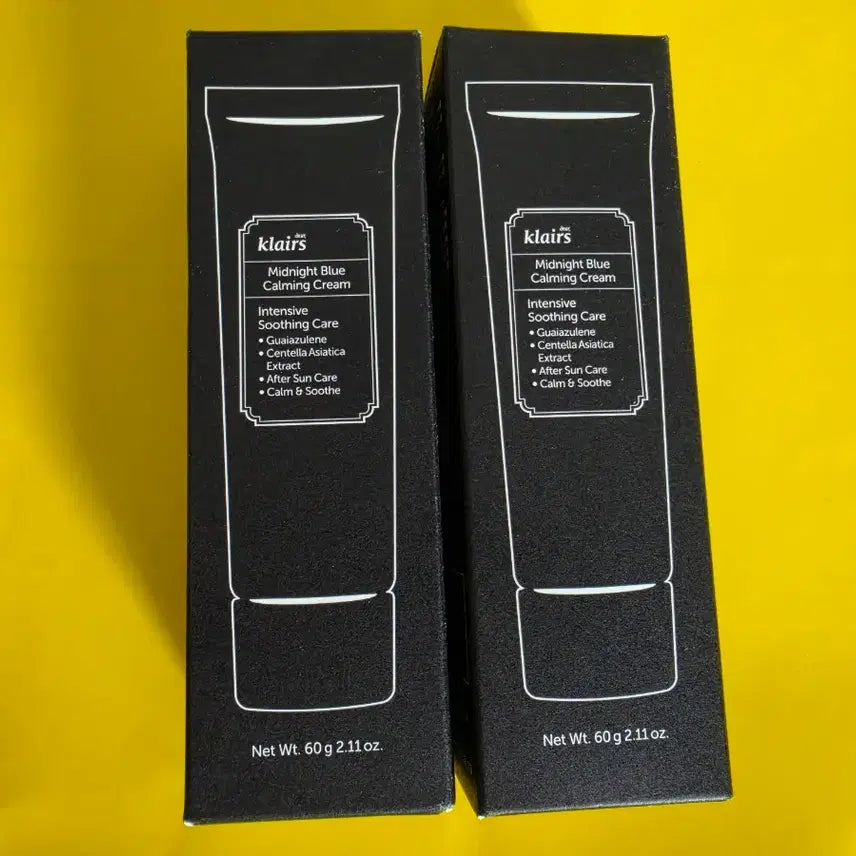 [BUNJANG] Dear, Klairs Midnight Blue Calming Cream Set (2 x 60g) / 클레어스 미드나잇 블루 카밍 크림 2개 세트