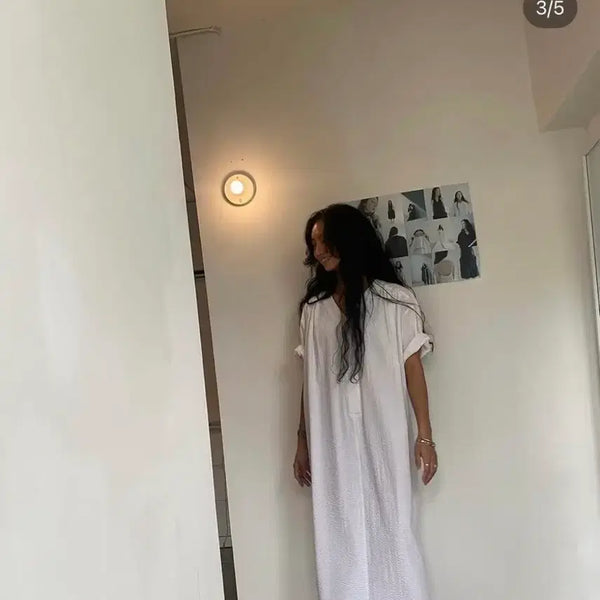 [BUNJANG] Pula Voyage Tunic Dress White OS / Pula 뿔라 voyage tunic dress