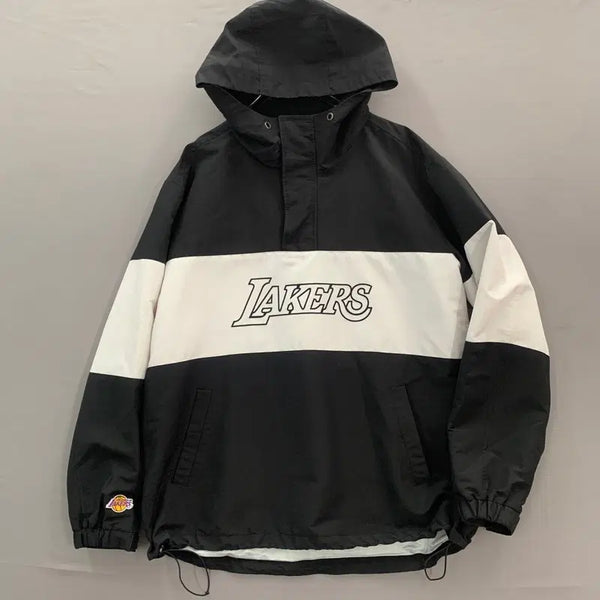 [BUNJANG] Lakers Oversized Anorak Windbreaker Jacket / XL NBA 엔비에이 레이커스 오버핏 아노락 바람막이 자켓