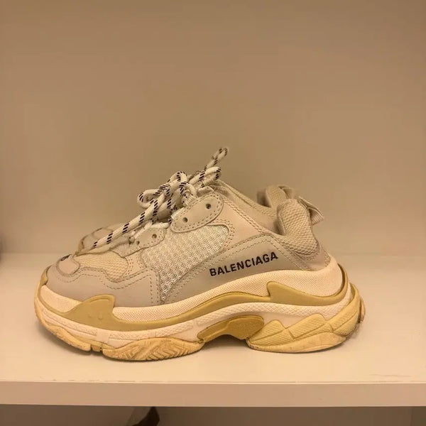 [BUNJANG] Balenciaga Triple S Sneakers White Size 35 (US 6-6.5) / 발렌시아가 트리플S 스니커즈 35(230-235)