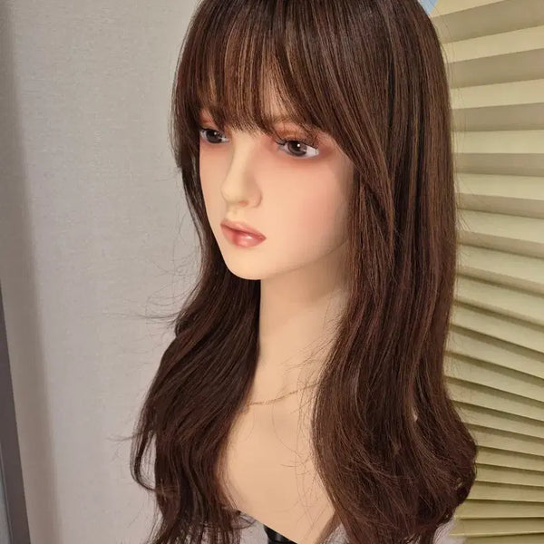 [BUNJANG] Pink Age Full Cap Wig [A-Perm Ellie] Brown Gradient / 핑크에이지 완수제통가발 [에이펌 엘리] 브라운그라데이션
