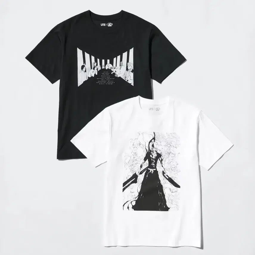 [BUNJANG] Uniqlo UT Bleach Collaboration T-Shirt (Black/White) / (모집완!!) 유니클로 UT 블리치 콜라보 반팔티 블랙/화이트