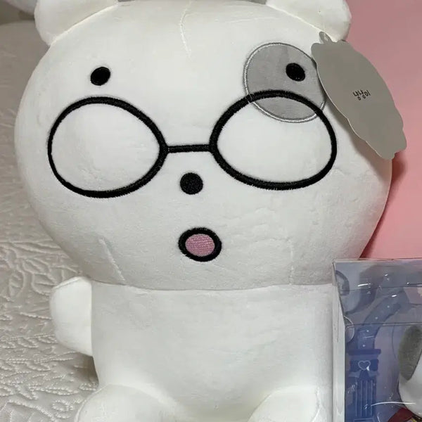 [BUNJANG] Cute Cat "Nunmeong" Mochi Medium Plush Toy / 눈멍냥이 모찌 중형 인형