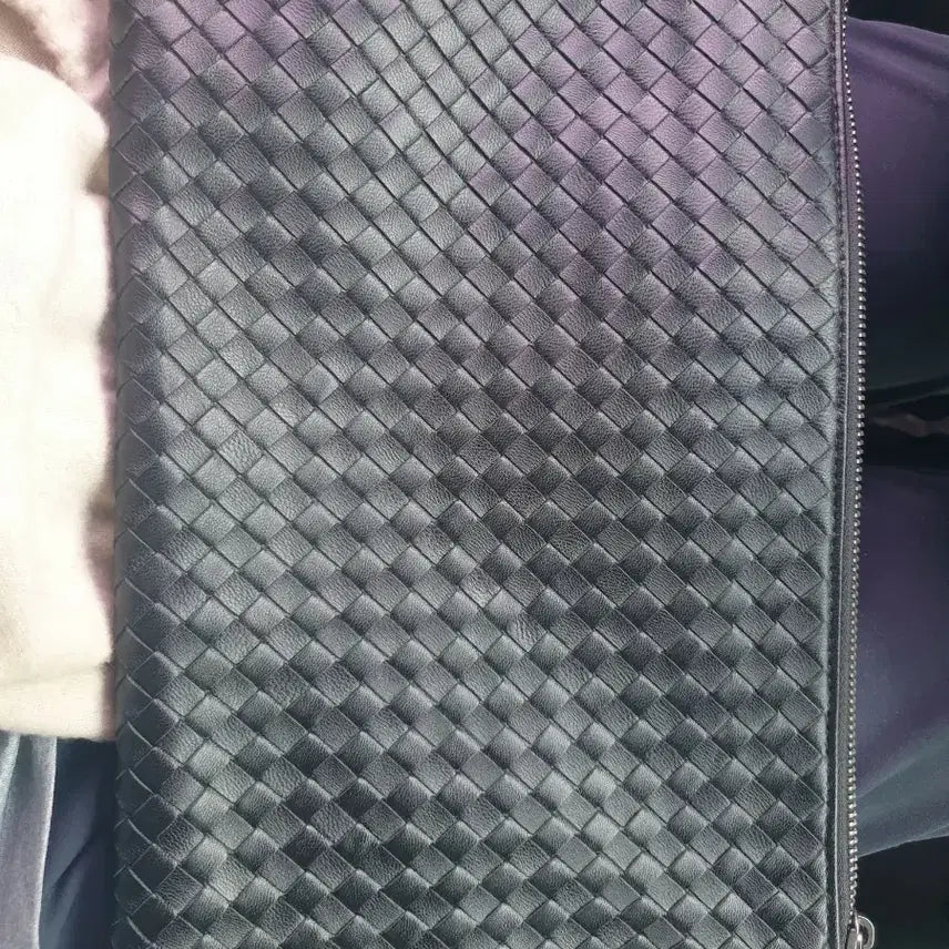 [BUNJANG] Bottega Veneta Weave Clutch Bag Black / 보테가베네타 클러치백 블랙